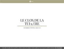 Tablet Screenshot of leclosdelatuiliere.fr